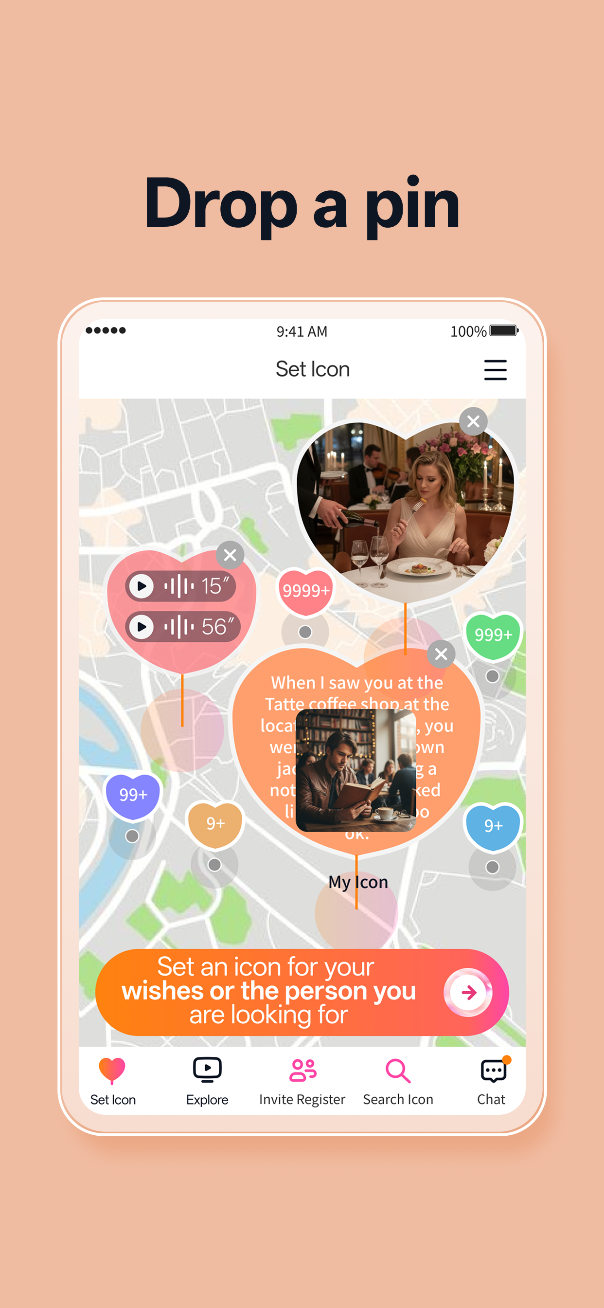 Drop a Pin on PickLuck Map - Location Feature